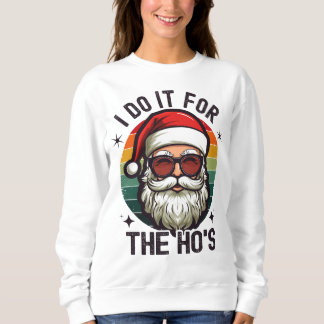 Ik doe het voor de zo grappige koele Kerstman Kers Trui