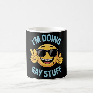 Ik doe homodingen Meme grappig LGBTQ trots Koffiemok