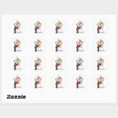 Ik doe huwelijksceremonie Sticker (Vel)