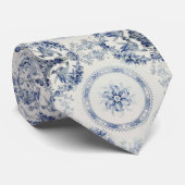 "Ik doe" in blauw Stropdas (Opgerold)