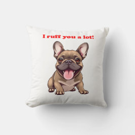 Ik doe je veel! kussen