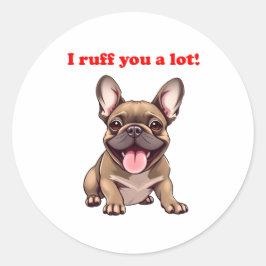 Ik doe je veel! ronde sticker