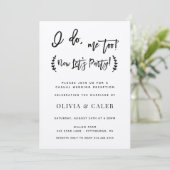 Ik doe mij ook alleen ontvangst uitnodiging (Staand voorkant)