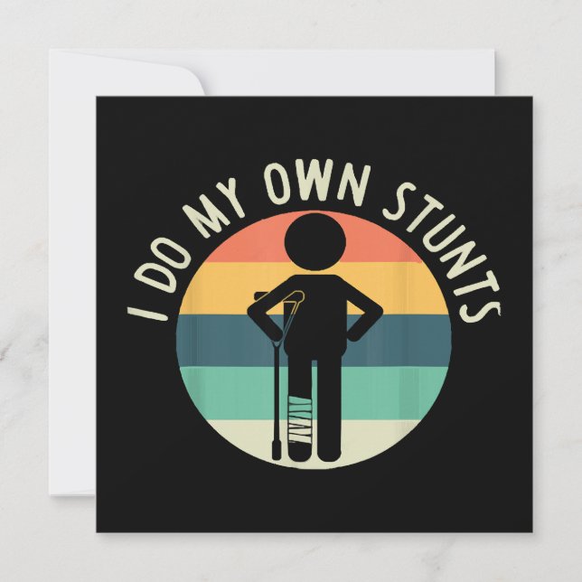 ik doe mijn eigen stunts (Voorkant)