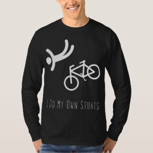 Ik doe mijn eigen Stunts BMX Cycling Gift T-shirt
