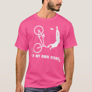 Ik doe mijn eigen stunts BMX Funny BMX Rider T-shirt