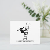 Ik Doe Mijn Eigen Stunts Briefkaart (Staand voorkant)