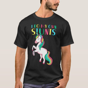 Ik doe mijn eigen stunts gebroken wapenkoe, magisc t-shirt