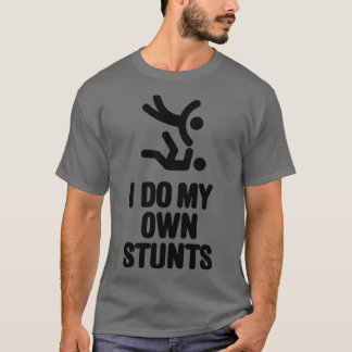 Ik doe mijn eigen stunts grappige Judo Judoka vech T-shirt