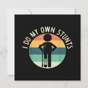 ik doe mijn eigen stunts kaart