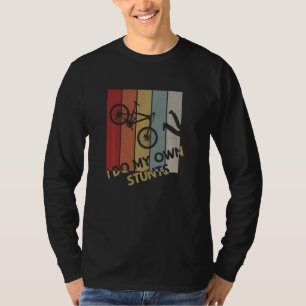 Ik doe mijn eigen stunts - Mountain Bike Funny Bik T-shirt