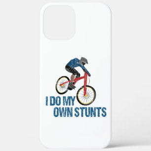 Ik doe mijn eigen Stunts Mountain Biker Vintage iPhone 12 Pro Max Hoesje