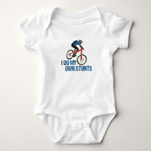 Ik doe mijn eigen Stunts Mountain Biker Vintage Romper