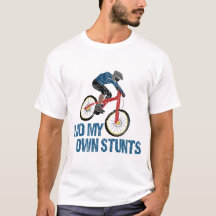 Ik doe mijn eigen Stunts Mountain Biker Vintage