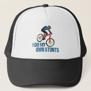Ik doe mijn eigen Stunts Mountain Biker Vintage Trucker Pet