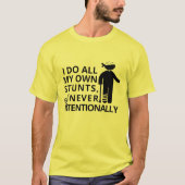Ik doe m'n broek, maar nooit echt grappig. t-shirt (Voorkant)