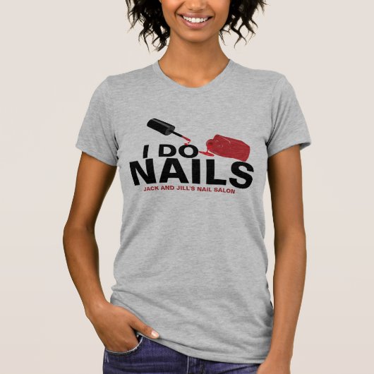 Ik doe nagels (Nail Technicier) T-shirt (Voorkant)