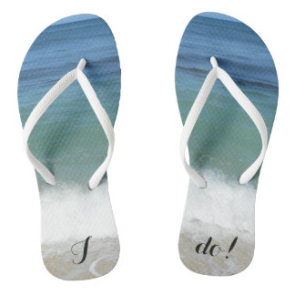 "Ik doe" tropische doorbraakTeenslippers Teenslippers