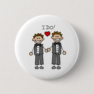 Ik doe twee boodschappen ronde button 5,7 cm