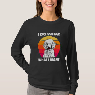 Ik doe wat ik Retro-standaardpoel wil T-shirt