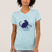 Ik doe wat ik wil Cat T-shirt (Voorkant)
