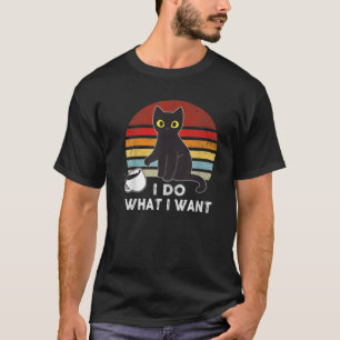Ik doe wat ik wil dat grappige kat T-shirt Kat Gi