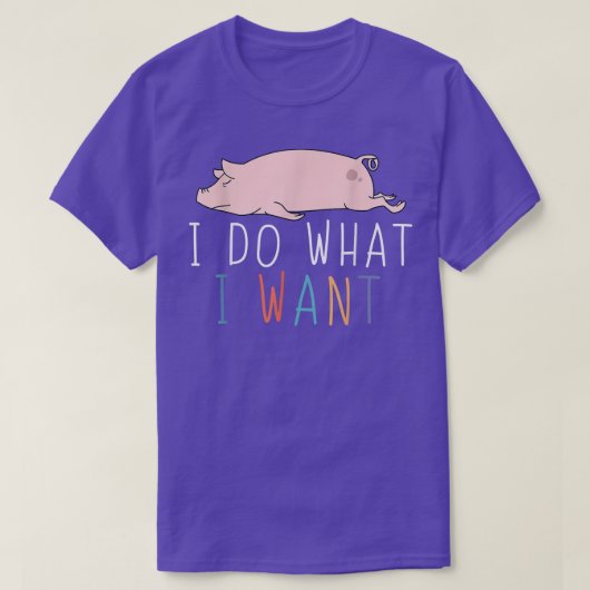 Ik doe wat ik wil... dat ik grappig ben... t-shirt (Design voorkant)