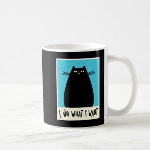 Ik doe wat ik wil dat Kat over Japanse kat Kawa ga Koffiemok