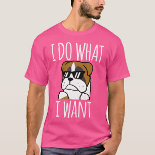 Ik doe wat ik wil Deutscher Boxer Dog T-shirt