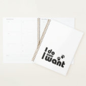 Ik doe wat ik wil, grappig Kattenhondje Planner (Display)