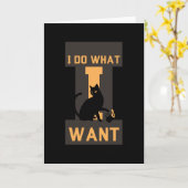 Ik doe wat ik wil kaart (Gele Bloem)