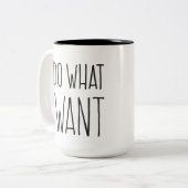 IK DOE WAT IK WIL! Mok (Voorkant links)