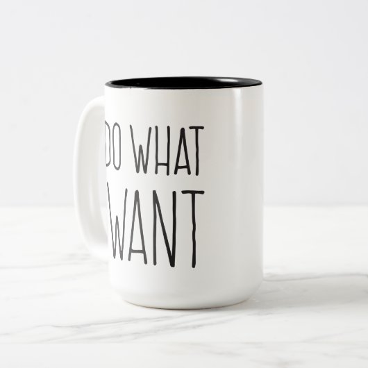 IK DOE WAT IK WIL! Mok (Voorkant links)