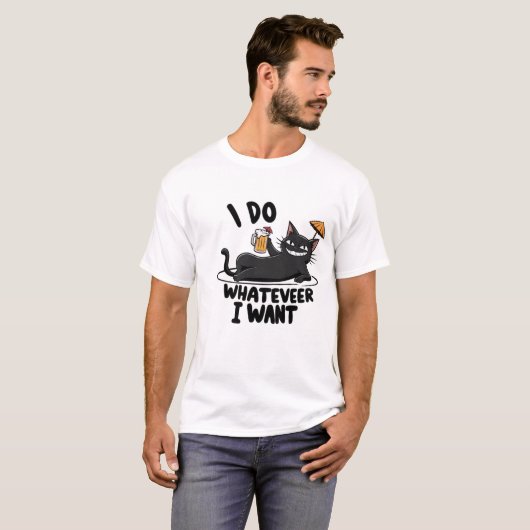 Ik doe wat ik wil t-shirt (Voorkant volledig)