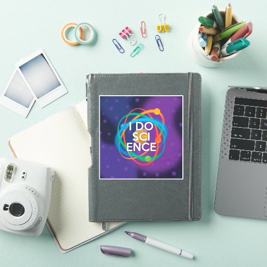 IK DOE WETENSCHAP STICKER (iPad Cover)