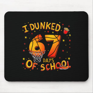 Ik Donsde 67 Dagen Op School Basketbal Jongens Kid Muismat