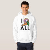 Ik Donut Carrot alles Hoodie (Voorkant volledig)
