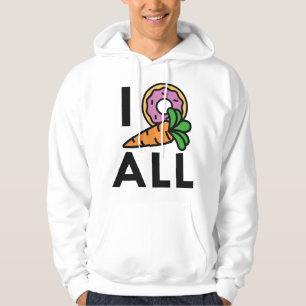 Ik Donut Carrot alles Hoodie