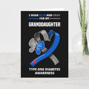 Ik Draag Blauw En Grijs Voor Mijn Kleinzoon Type E Kaart