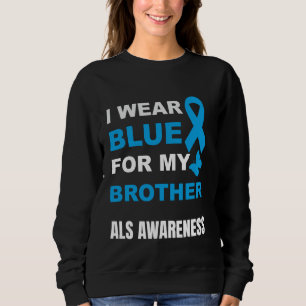 IK DRAAG BLAUW VOOR ALS-BEWUSTWORDING VAN MIJN BRO TRUI