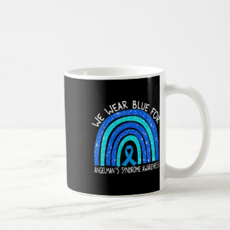 Ik Draag blauw voor Angelman's Syndrome Blue Ribbo Koffiemok