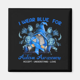Ik Draag blauw voor autisme-bewustzijn Magneet