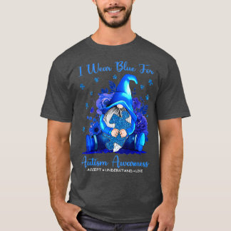 Ik Draag blauw voor autisme-bewustzijn T-shirt