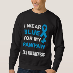 IK DRAAG BLAUW VOOR DE ALS-BEWUSTZIJN VAN MIJN OMA TRUI
