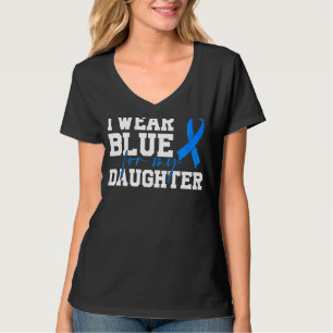 Ik Draag blauw voor mijn autisme Autism Awareness T-shirt