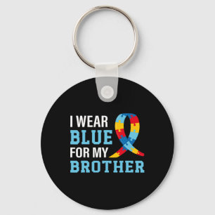 Ik Draag blauw voor mijn broer Autism Awareness Si Sleutelhanger