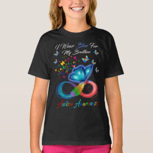 Ik Draag Blauw voor mijn Broer Autisme Bewustheid T-shirt