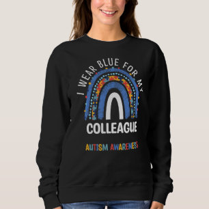 Ik Draag blauw voor mijn collega's die zich bewust Trui