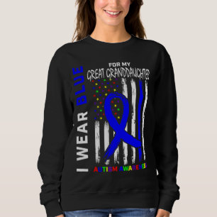 Ik Draag blauw voor mijn dochter Autism Awar Trui