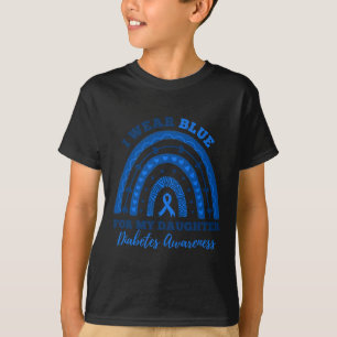 Ik Draag blauw voor mijn dochter T1d type 1 diabet T-shirt